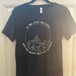 ACOTAR Navy Blue Crewneck Tee